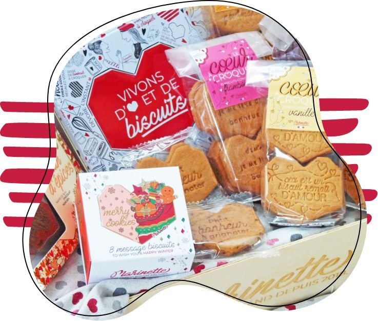 Produits marinette biscuits pour revendeurs